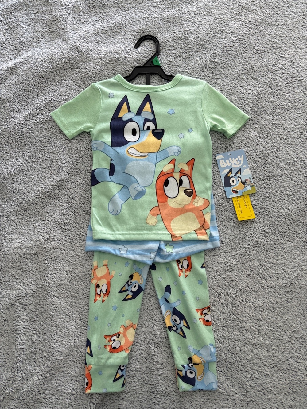 Bluey 3 Piece Kids Pajama Set